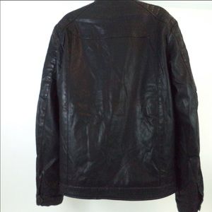 indigo star leather jacket
